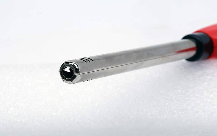 Kitchen Flame Plastic Lighter and Stainless Steel Adjustable with Gas Refill