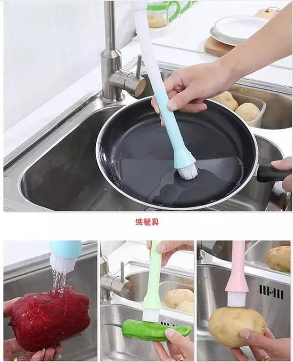 Creative Bendable Faucet Cleaning Brush Kitchenware Washing Brush Vegetable Pot Brush Cleaners Tool