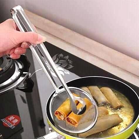 Spoon Filter with Food Tongs
