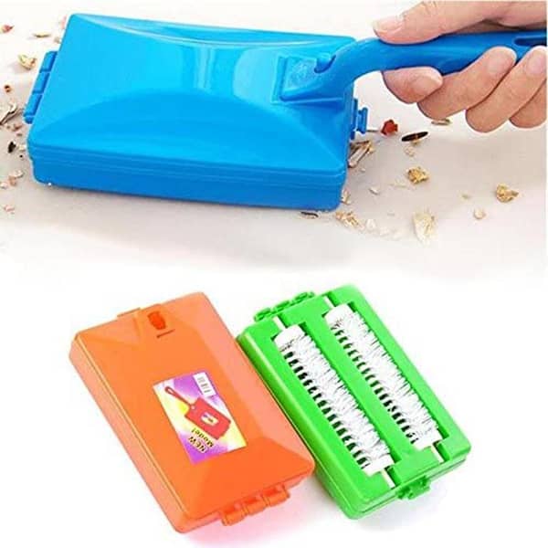 Pack of 2, 2 Brushes Heads Handheld Carpet Table Sweeper Crumb Brush Cleaner Collector Roller Tool