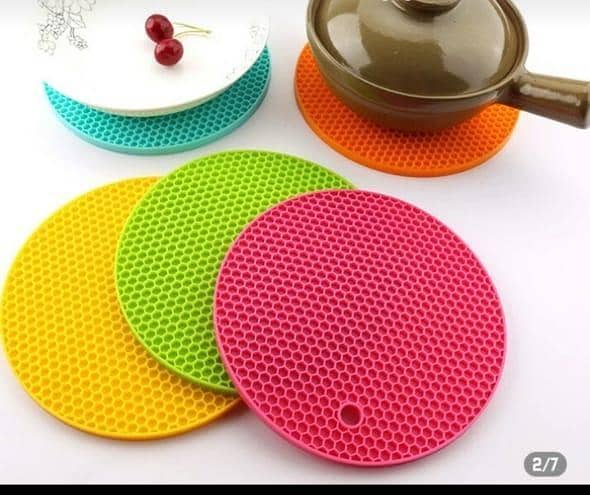 Silicone Heat Resistant, Insulation Mat, Tableware Insulation Pad Potholders Insulation Non-slip Mat
