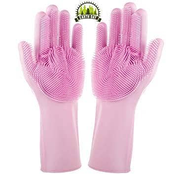 Silicone Dishwashing Gloves .