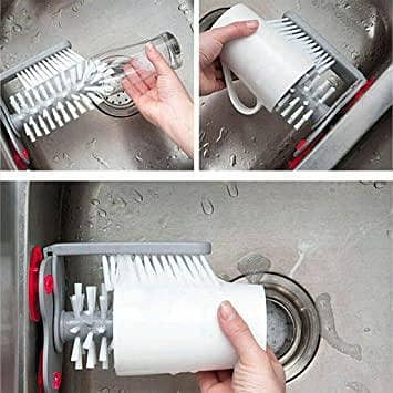 360 Degree Suction Cups Double Sided Glass cup clening brush