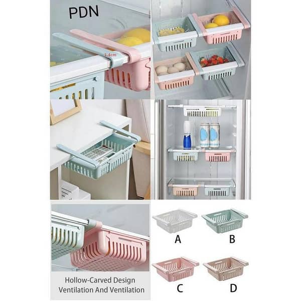 Refrigerator Food Storage  Box, Fridge Storage Basket Or Plastic Shelf, Fit For Refrigerator Shelf Under