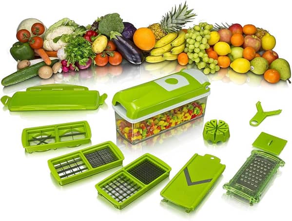 Nicer Dicer - Fruit and Vegetable Cutter for Cubes, Slices
