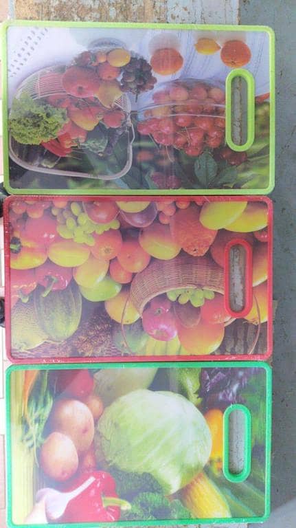 Good Grips Everyday Cutting Board Set,Multicolor, large medum small