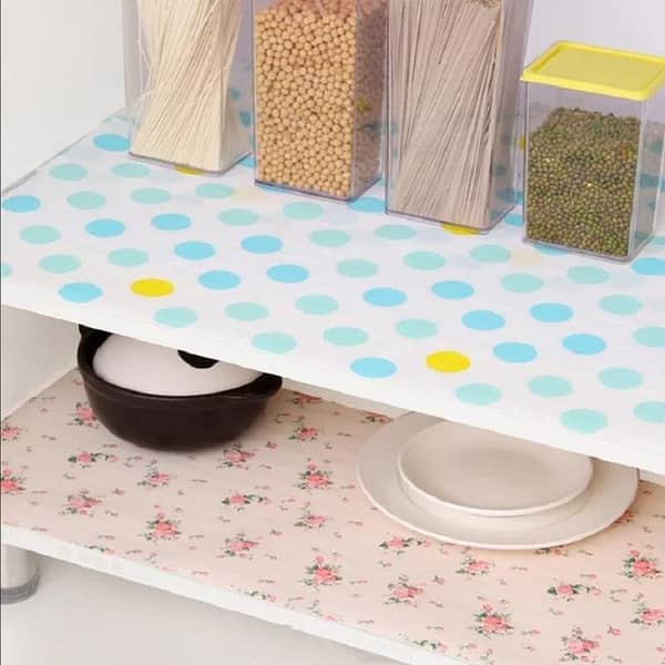 Drawer Pad Waterproof Non-Slip Paper Kitchen Cupboard Liners Roll Mat