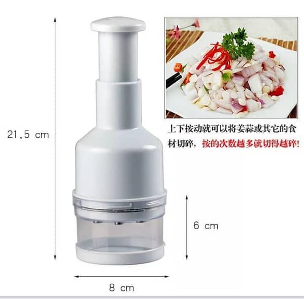 Multifunctional  Vegetable Onion Salad Garlic Ginger Pressing Chopper  Grinder Crusher