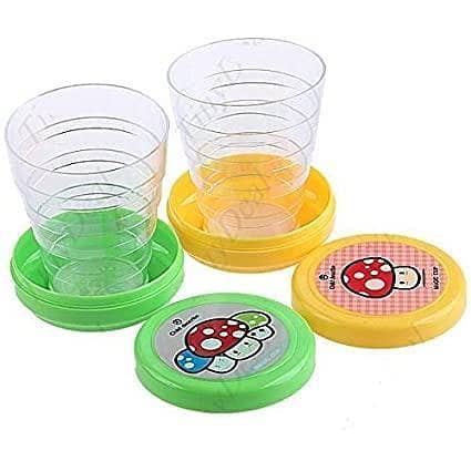Plastic Folding Collapsible Magic Cup 2pcs.