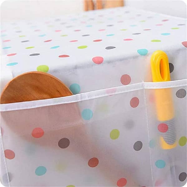 Microwave Oven Dustproof Cover, Waterproof and Oil-Proof Toaster Protector for Home Kitchen