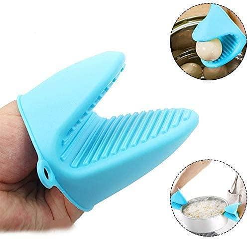 Heat-Resistant Silicone Oven Mitts for BBQ, Baking, and Kitchen Use (Non-Slip, Flexible Pot Holders, Safe for Food contact)
