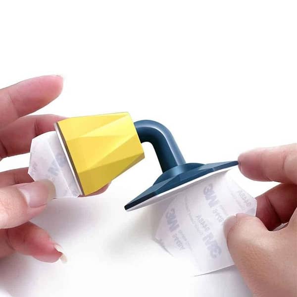 Door Stopper Self-Adhesive with Soundproof Cushion, Anti-Collision Pad for Quiet Door Opening