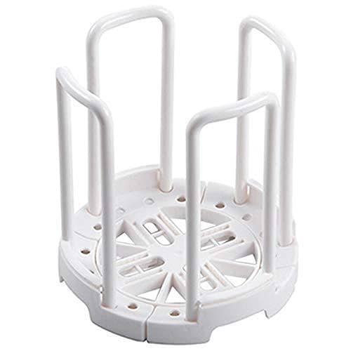 Kitchen Dish Holder for Plastic Pot Lids: Simple Retractable Drain Rack