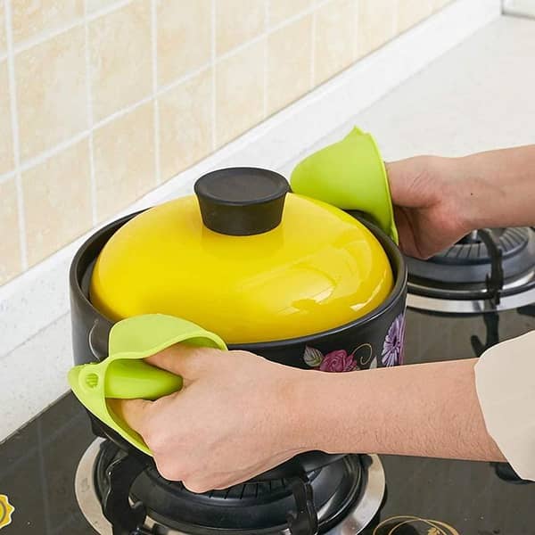 Silicone Kitchen Mini Mitt Holder Pair