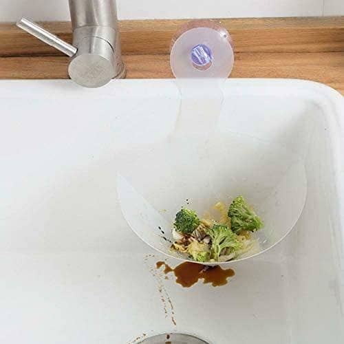 Foldable Self-Standing Kitchen Filter Set (3 Pack) - Anti-Blocking Sink Strainers for Home