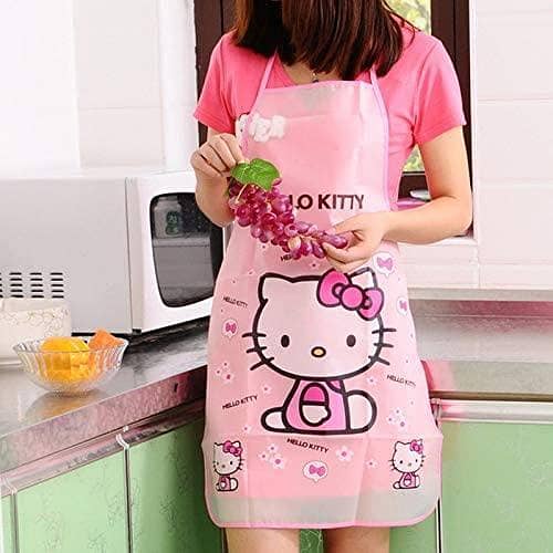 Apron Sleeveless Waterproof Anti-Oil Kitchen Waist Bib Apron for Women – BBQ and Home Use