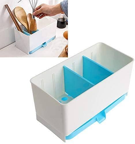 Sink Caddy: Sponge Basket and Dish Drying Rack for Kitchen Organizer