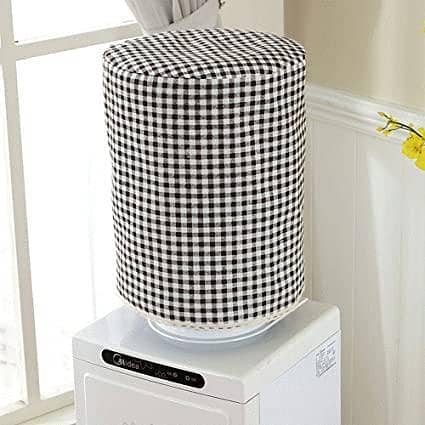 Water Dispenser Cover: Lace Fabric Dust Shield for Bucket and Household Appliances