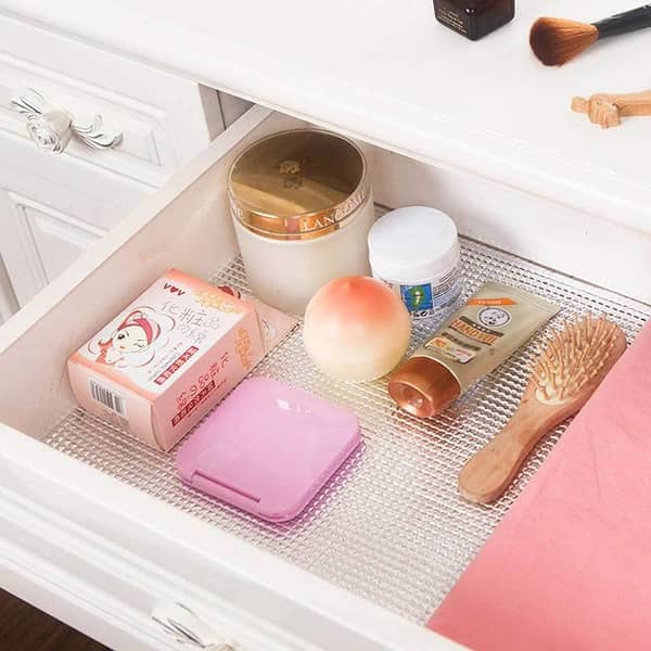 Multipurpose Drawer and Shelf Liner: DIY Non-Slip Aluminum Cupboard Mat (45 x 135 cm) by [Brand/Model Name if present]