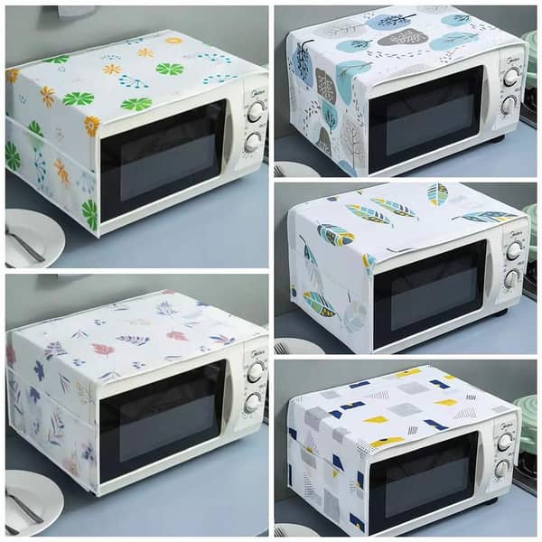 Comboo Dust-Proof Fridge Cover & Microwave Oven Dust Proof Cover Microwave Oven Dust Cover