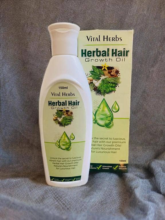Vital Herbs Hair Growth Oil for Women & Men, 150ml