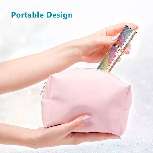 SUNSHREE Women's Face Hair Remover Epilator for Upper Lip, Chin, Eyebrow – Rose Gold