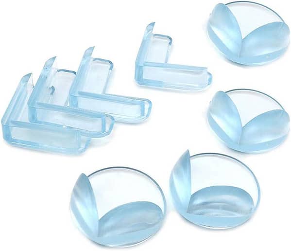 Table Corner Guard for Kids: Anti-Collision Edge Protectors for Tables and Furniture (PVC, 4 Pack)