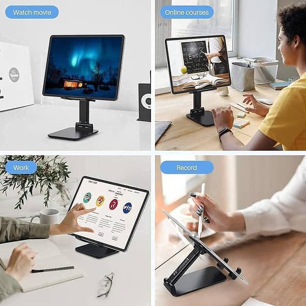 Fashion Foldable Mobile Stand Holder with Adjustable Angle and Height
