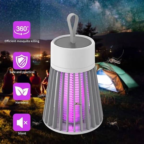 Friendly LED Mosquito Killer Machine Trap USB Powered Bug Zapper Fly Trap for Home, Kitchen (Simple 360)