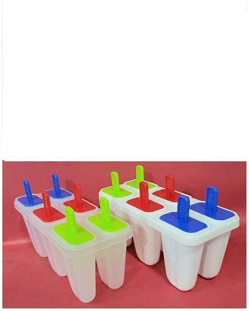 Ice Cream Moulds Popsicle Maker Lolly Tray Pan Diy Pop Mold 6 Cell
