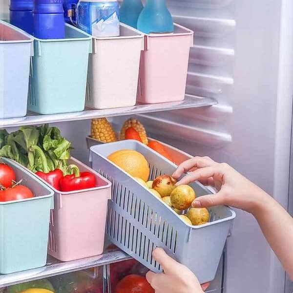 Multipurpose Compact Fridge Storage Basket
