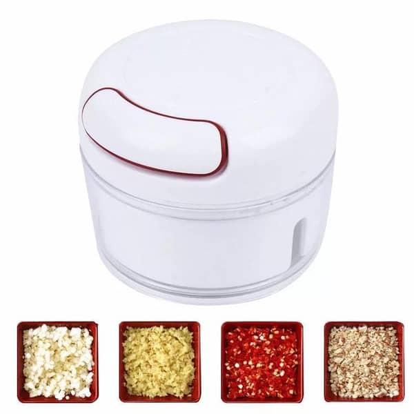 Manual Food Chopper - Mini Hand-Pull Processor for Garlic, Vegetables and More (Model: Manual Food Chopper)