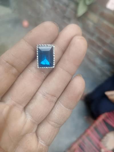 50000  2/pice blue ston in hi quality