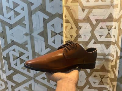 Joseph Abboud Men’s Brown Leather Formal Shoes – Premium Quality