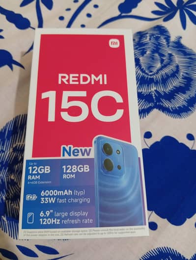 REDMI 15 C 6+6 / 128
