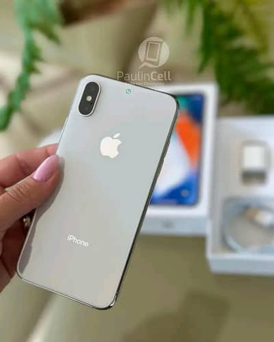 iphone X 64 GB memory PTA approved water pack