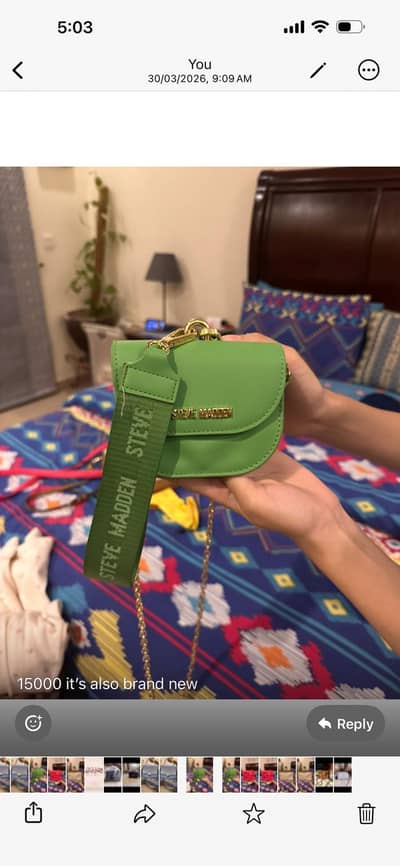 Branded hand bag