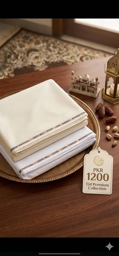 Men Unstitched Boski 8 pound Suit