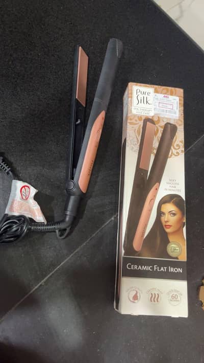 pure silk hair straightener