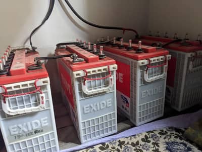 Tubular Batteries 12v  for Sale | Good Condition | No Issues