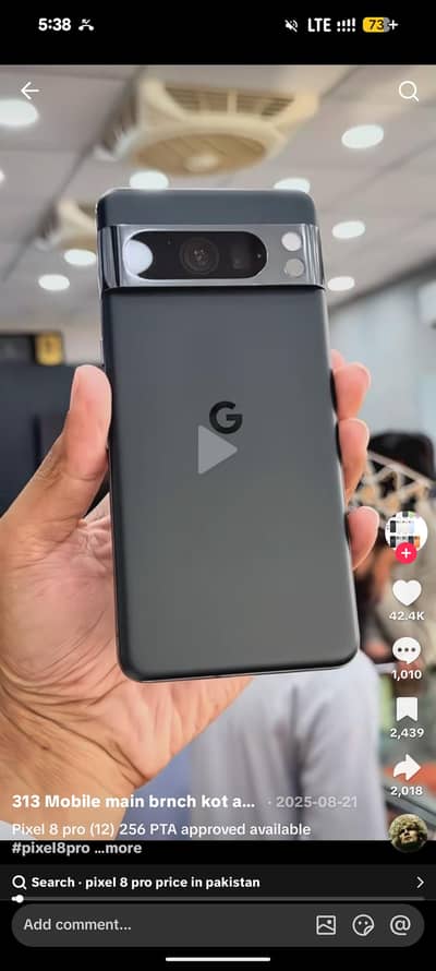 google pixl8 pro