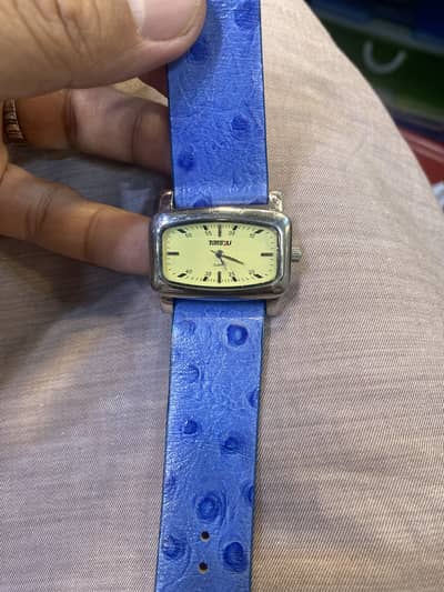 Time2u imported watch with leather strap (100% original)