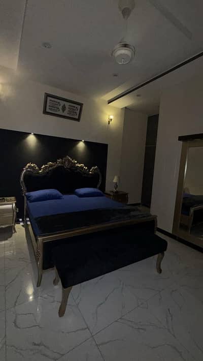 1 Bad 2 side table 1 chair 1 dewan 1 stoul