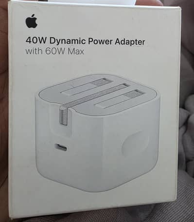 Apple 40 watt dynamic power charger and 20 watt charger for sale