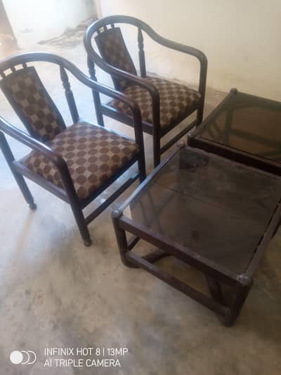 Tables and chairs