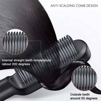 Professional Hair Straightener Comb - Instant Hair Styling 