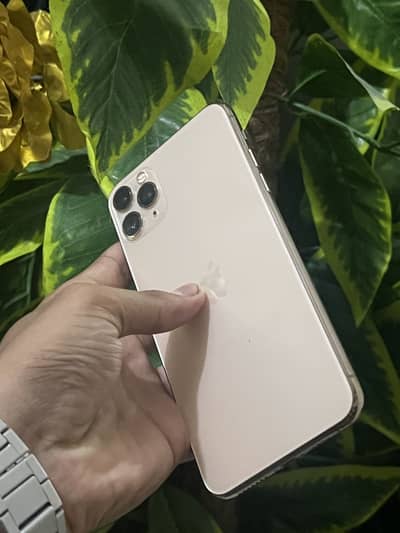 Iphone 11 pro max golden color 256gb battery 85