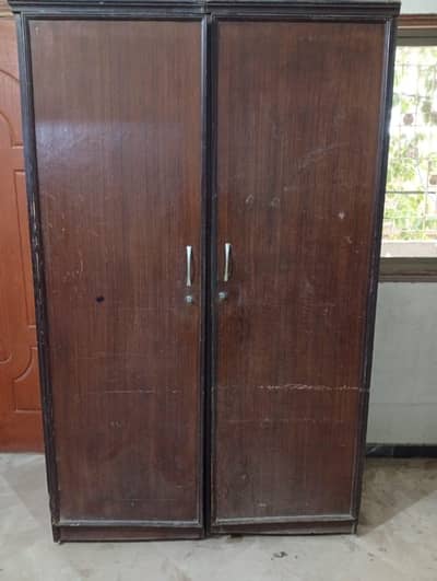 2 door cupboard and 3 door storage cabinets for sell