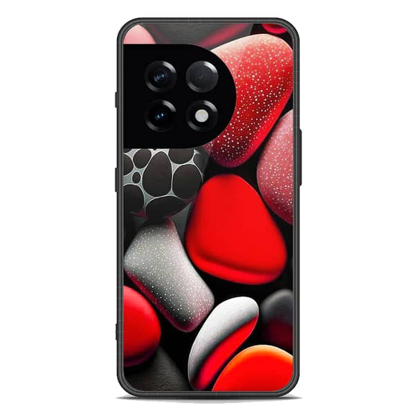 Premium Printed Glass Phone Case with Soft Border for OnePlus 11 Pro