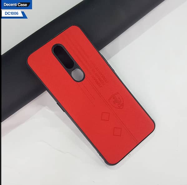 Soft Leather Shockproof Case for Oppo F11 Pro with Soft Borders